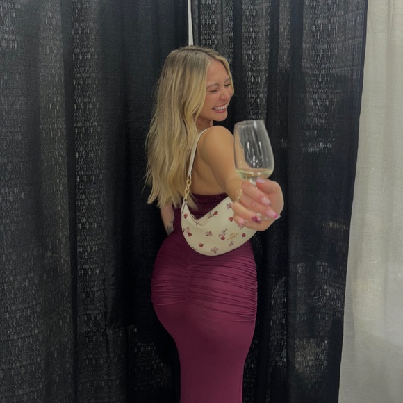 White Fox Still Got It Mesh Maxi Dress - Picture 3 of 3